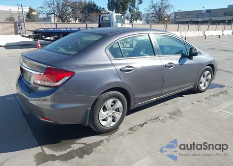 2014 Honda Civic Lx z USA, uszkodzony, nr VIN 19XFB2F56EE032372